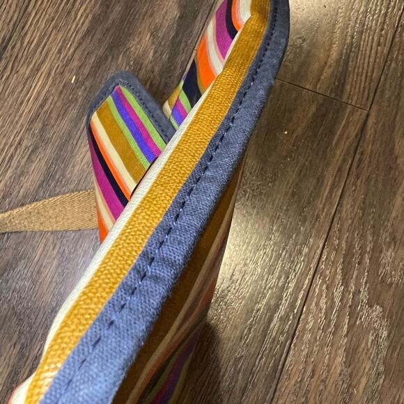 Fossil Striped Coated Canvas Crossbody Bag - Picture 4 of 8